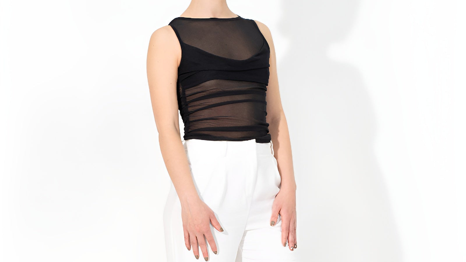 Toque Mesh Top