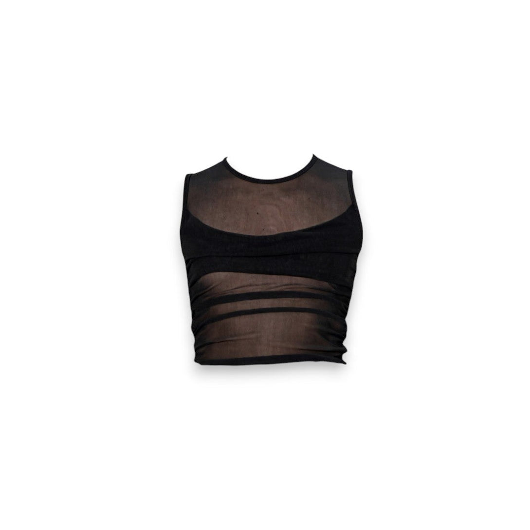 Toque Mesh Top