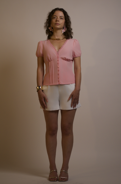 blushing peony top