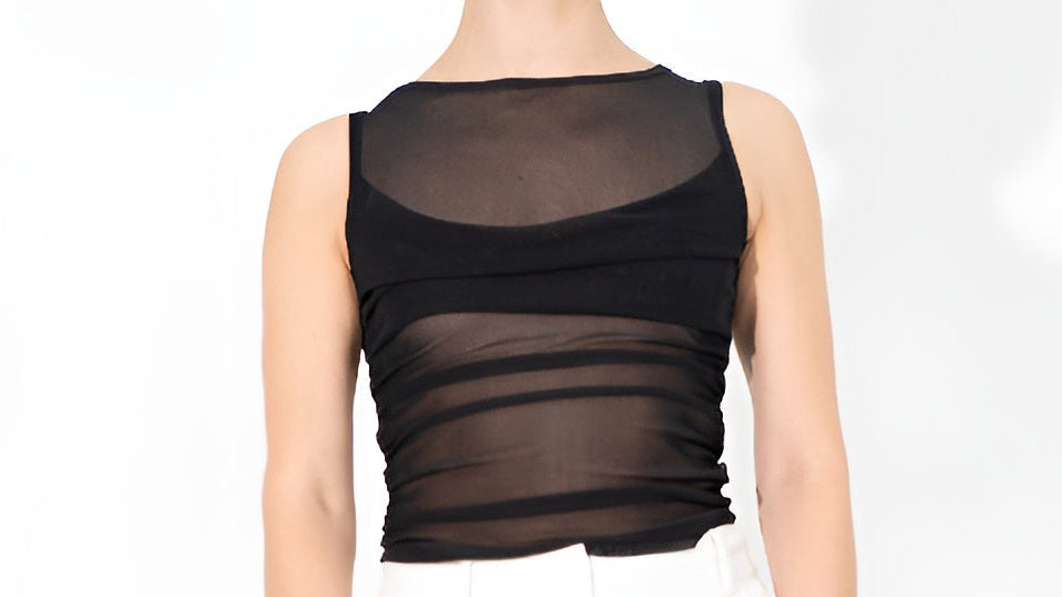Toque Mesh Top